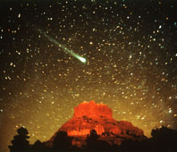 A comet - picture courtesy of NASA